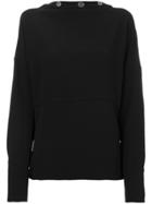 Victoria Beckham Buttoned Blouse - Black