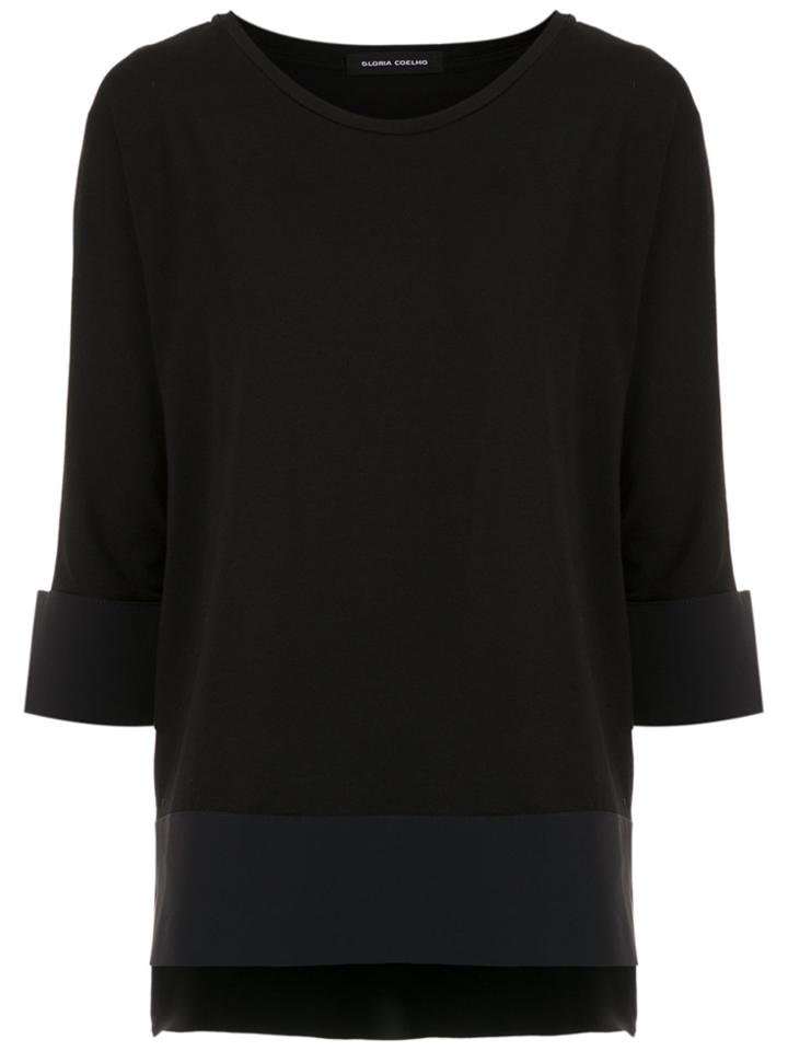 Gloria Coelho Panelled T-shirt - Black