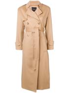 Erika Cavallini Belted Trench Coat - Neutrals