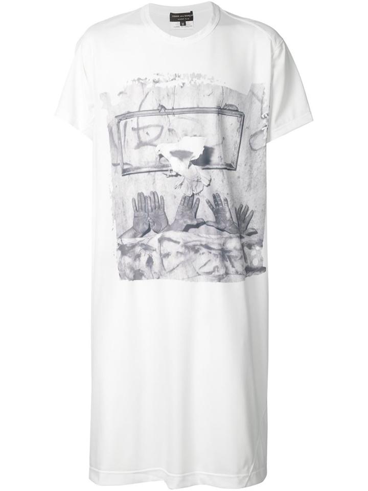 Comme Des Garcons Homme Plus Long Photo Print T-shirt