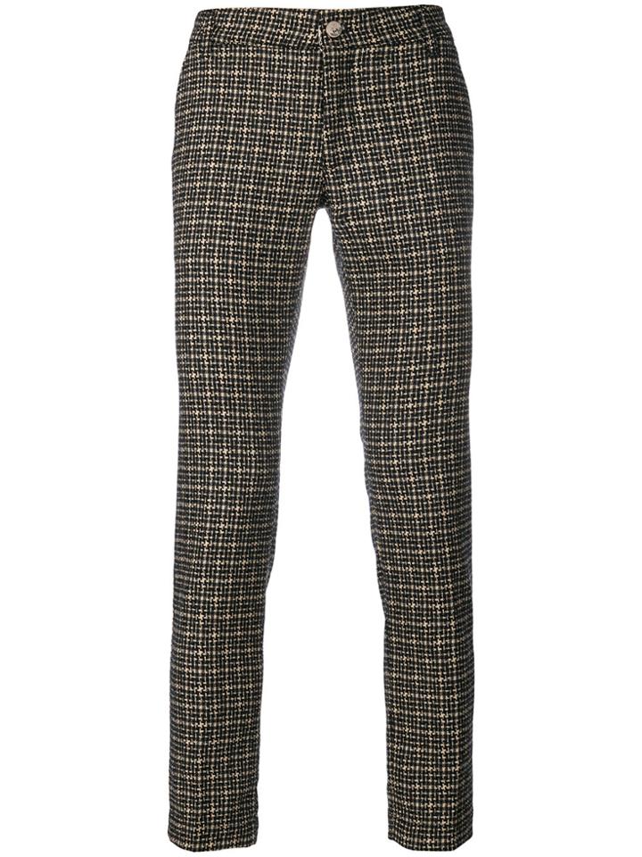 Entre Amis Tweed Chinos - Black