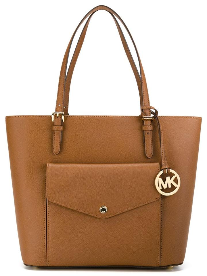 Michael Michael Kors Jet Set Tote, Women's, Brown, Leather