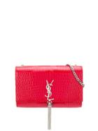 Saint Laurent Logo Shoulder Bag - Red