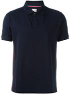Moncler Gamme Bleu Side Stripe Polo Shirt
