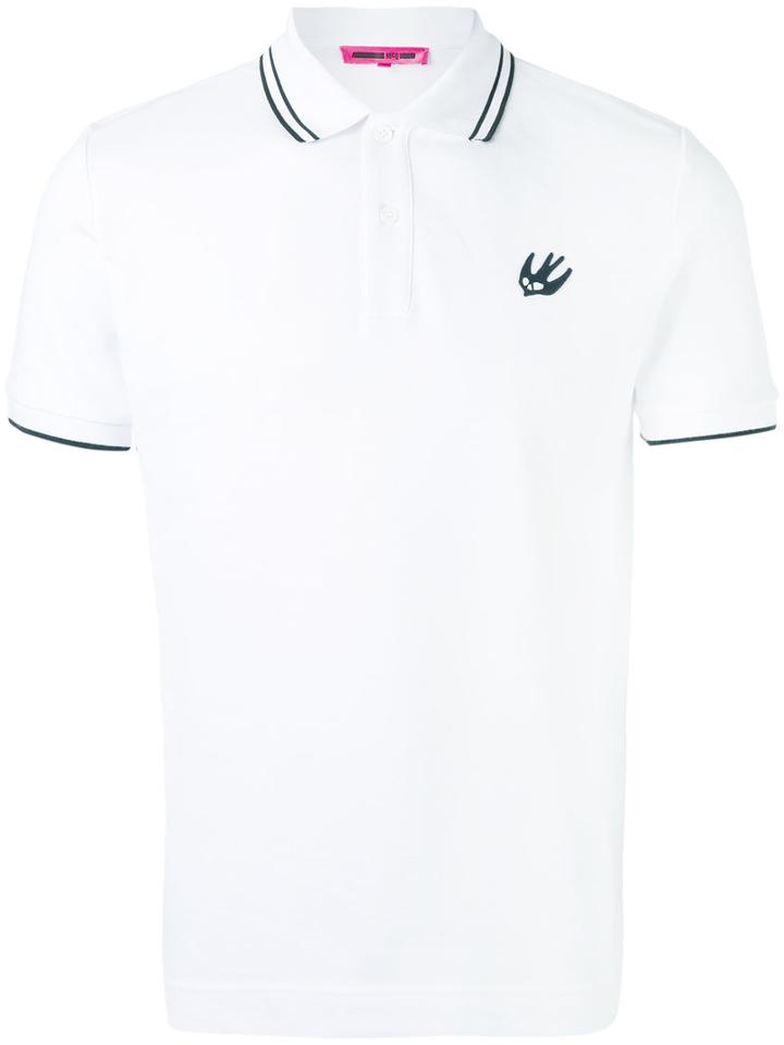 Mcq Alexander Mcqueen - Swallow Patch Polo - Men - Cotton - Xl, White, Cotton