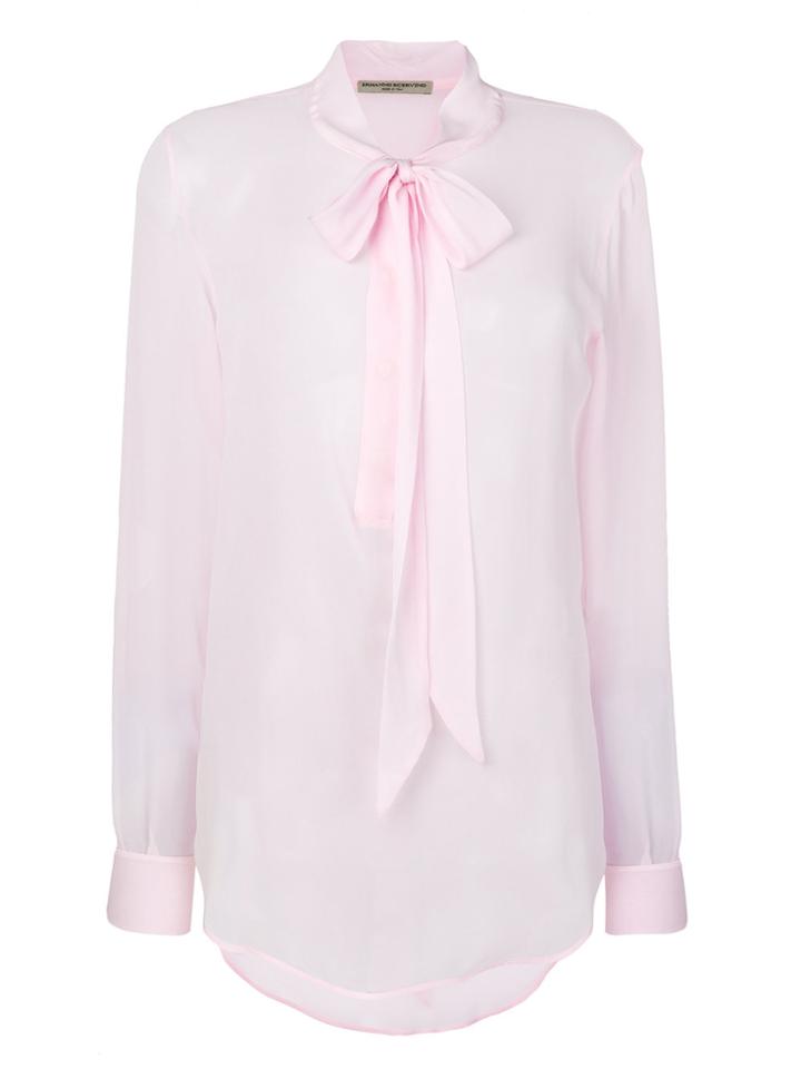 Ermanno Scervino Sheer Blouse - Pink & Purple