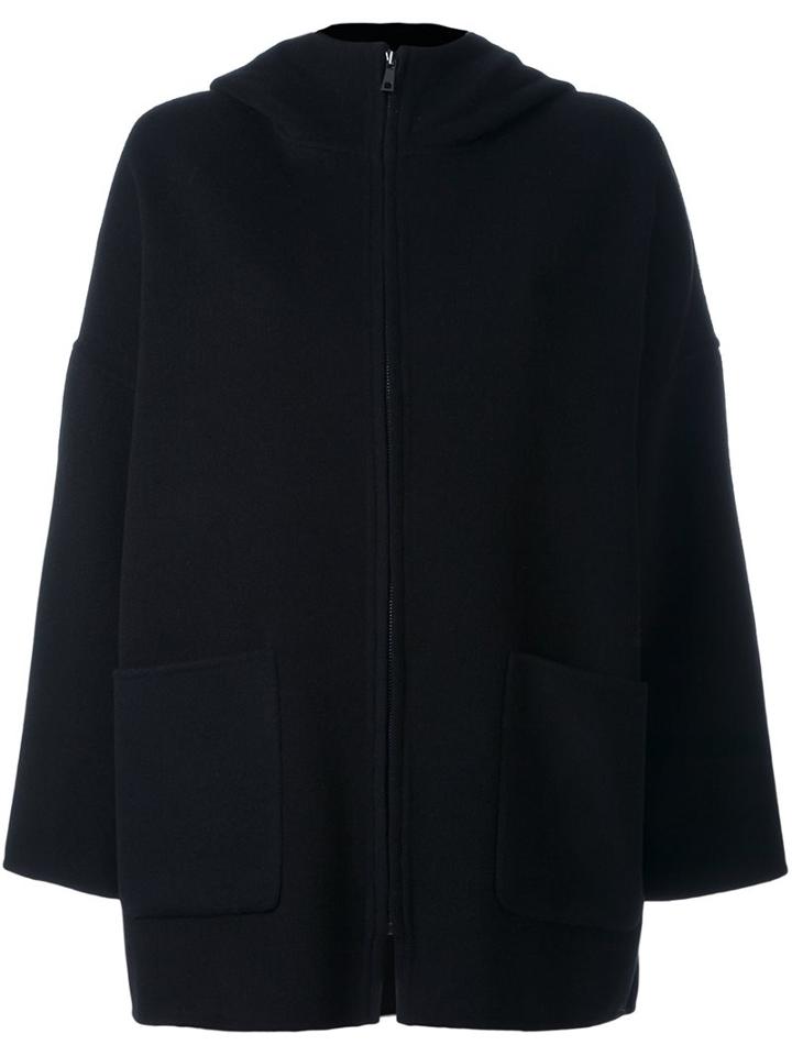 P.a.r.o.s.h. 'lovery' Hooded Jacket, Women's, Size: Small, Black, Wool