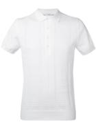 Paolo Pecora - Stitch Panel Polo Shirt - Men - Cotton - Xl, White, Cotton