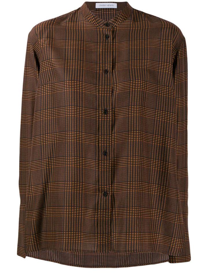 Christian Wijnants Check Shirt - Black
