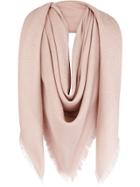 Fendi Ff Motif Shawl Scarf - Pink
