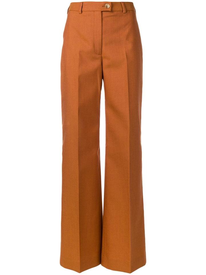 Acne Studios Modern Wool Trousers - Orange