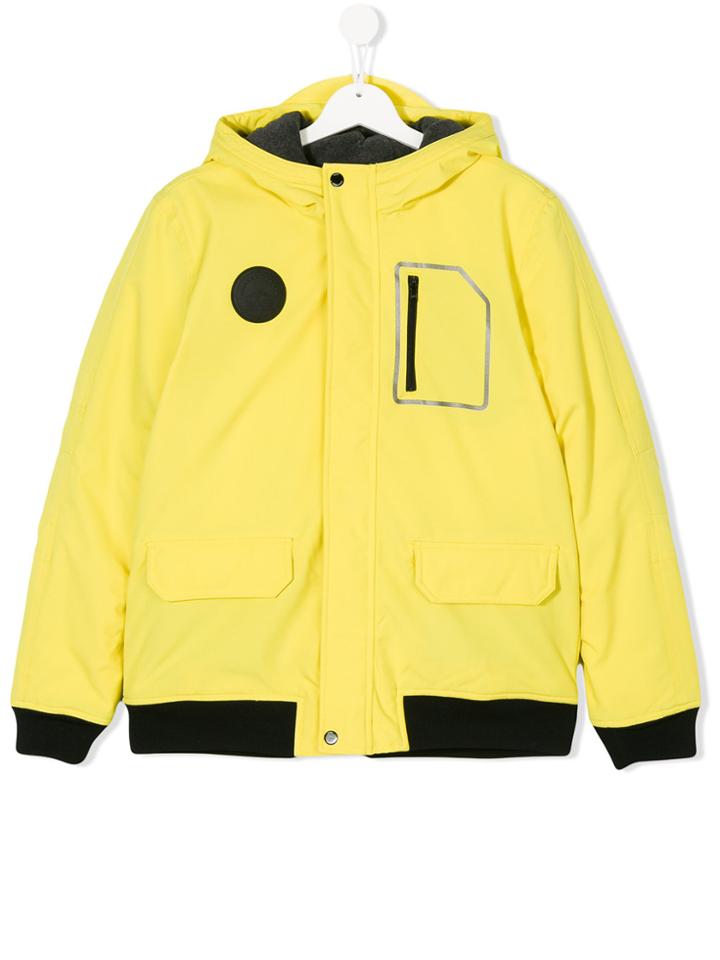 Boss Kids Hooded Jacket - Yellow & Orange