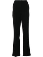 Dvf Diane Von Furstenberg Front Pleat Trousers - Black
