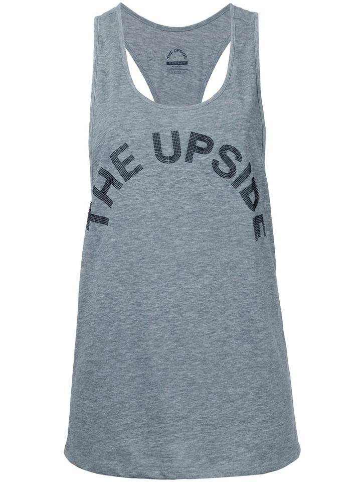 The Upside - Oversized Sports Tank Top - Women - Cotton - Xs, Grey