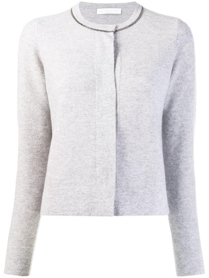 Fabiana Filippi Long Sleeve Cardigan - Grey