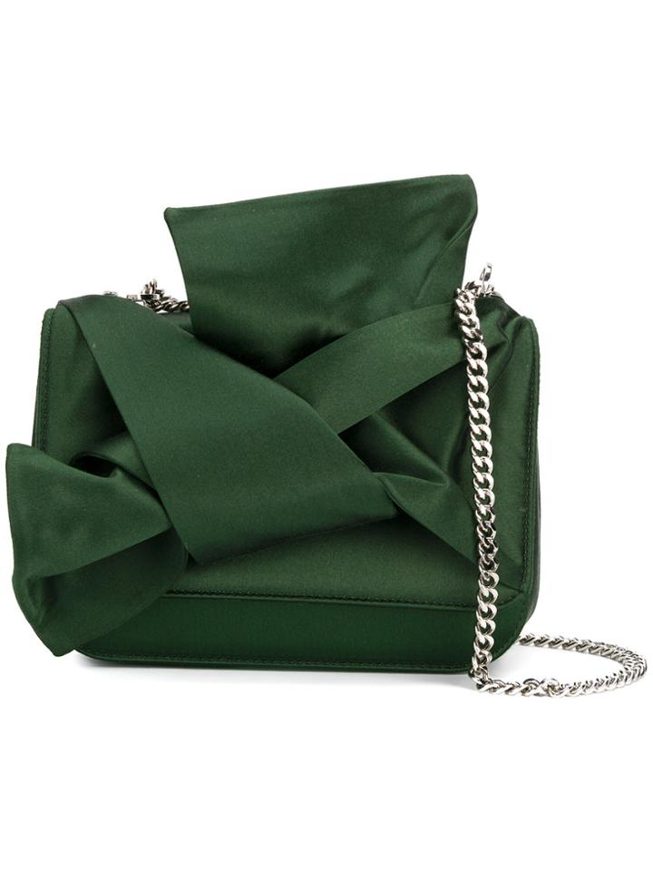 No21 Front Knot Shoulder Bag - Green