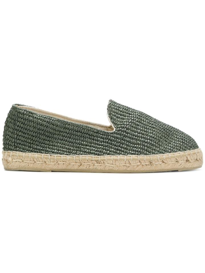 Manebi Woven Espadrilles - Green