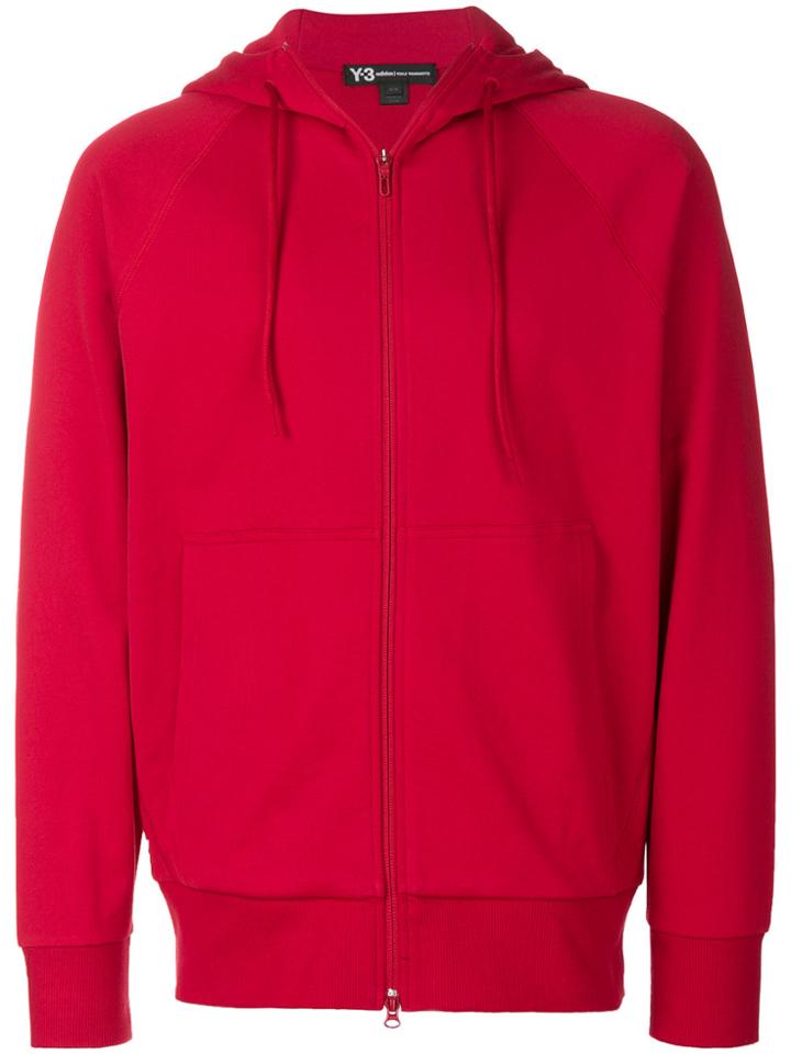 Y-3 Zip-up Hoodie - Red