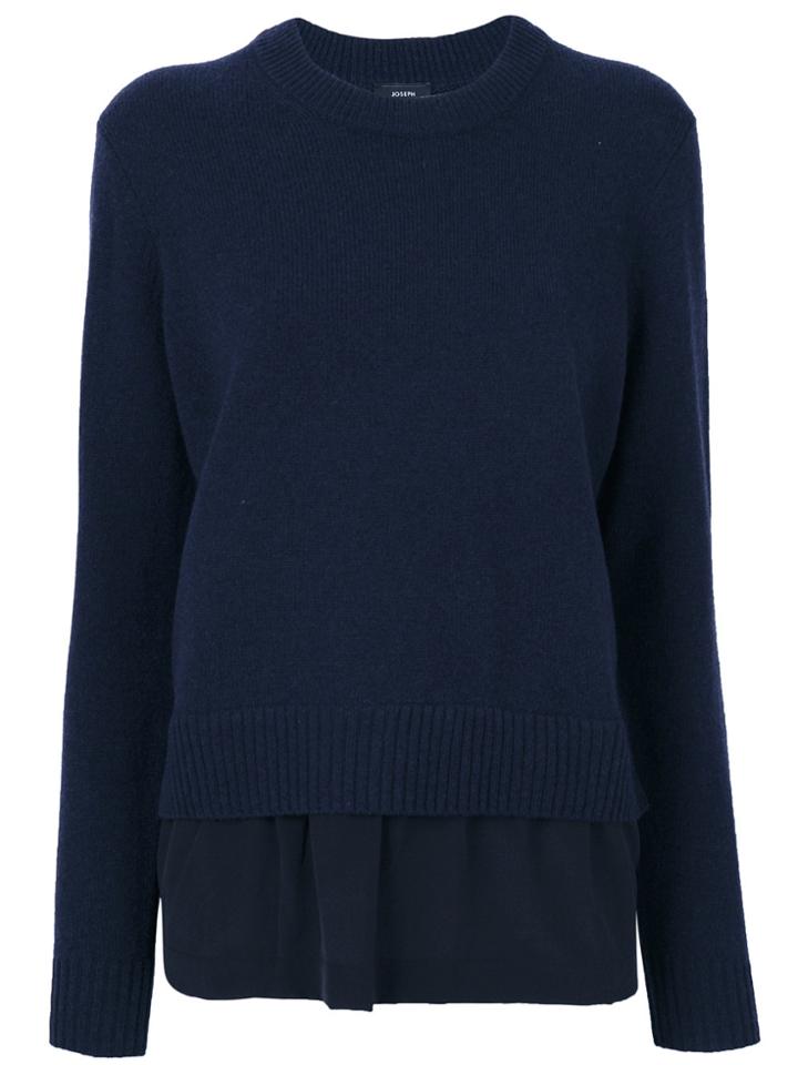 Joseph Layered Sweater - Blue