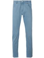 Pt05 - Plain Chinos - Men - Cotton/spandex/elastane - 31, Blue, Cotton/spandex/elastane