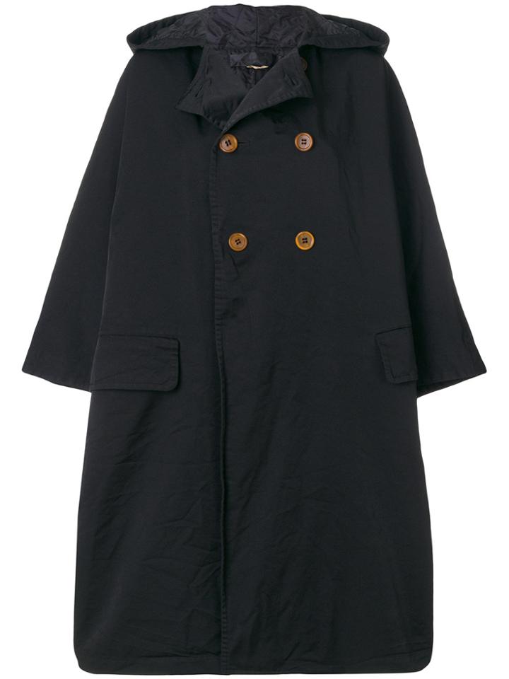 Comme Des Garçons Comme Des Garçons Oversized Coat - Black