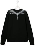 Marcelo Burlon County Of Milan Kids Printed Eagle Sweatshirt - Black