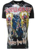 Dsquared2 Sisters From Hell T-shirt, Men's, Size: Xl, Black, Cotton