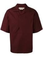 Marni - Short Sleeved Shirt - Men - Cotton - 50, Red, Cotton