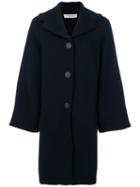 D.exterior - Cape Style Coat - Women - Polyester/wool - S, Black, Polyester/wool