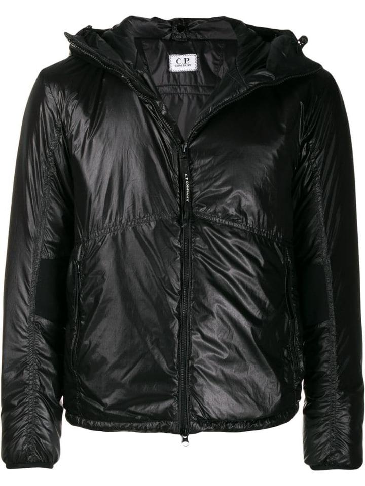 Cp Company Padded Bomber Jacket - Black