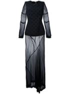 Comme Des Garçons Vintage Sheer Under Layer Dress - Black
