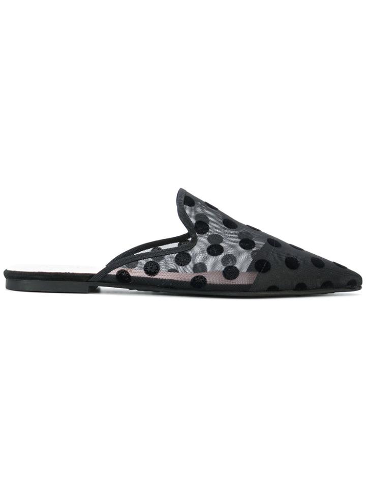 Pretty Ballerinas Ella Mules - Black