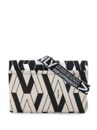 Ports V Logo Print Flat Shoulder Bag - Multicolour