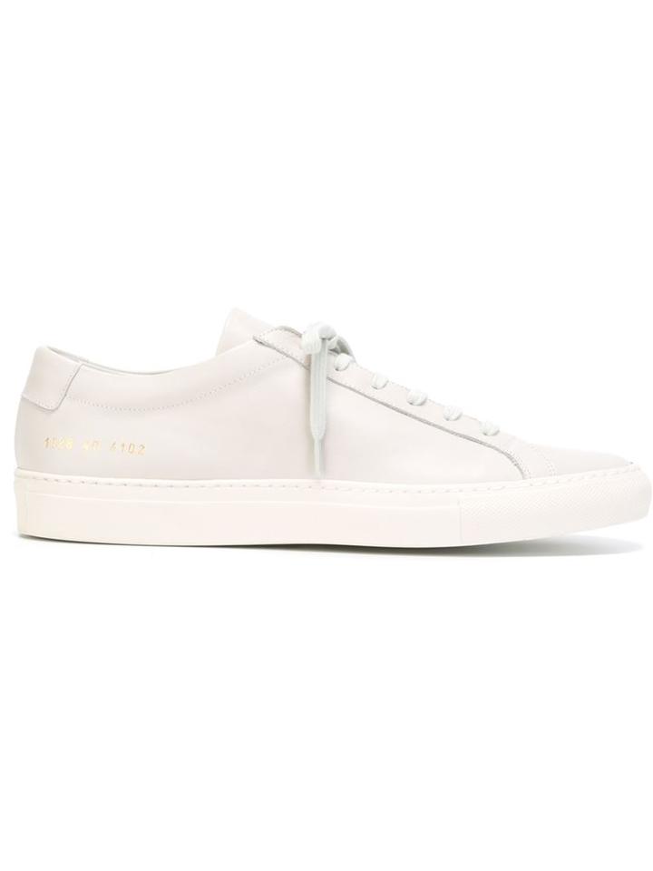 Common Projects 1528 Original Achilles Low Sneakers, Men's, Size: 44, White, Leather/rubber