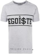 Philipp Plein - Egoiste T-shirt - Men - Cotton - Xl, Grey, Cotton