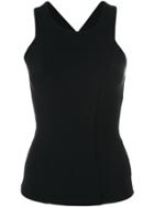 No Ka' Oi Crisscross Strap Top - Black