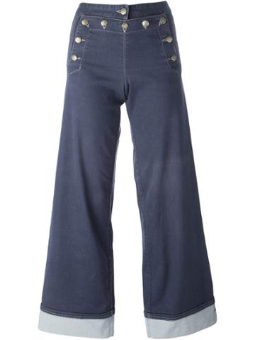 Jean Paul Gaultier Vintage Sailor Jeans - Blue