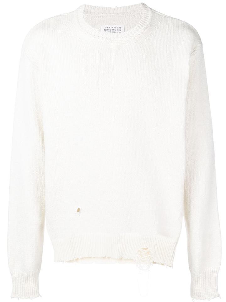 Maison Margiela Basic Knit Jumper - Neutrals