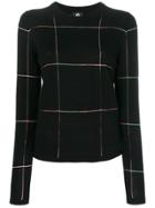 Ps By Paul Smith Grid Motif Sweater - Black