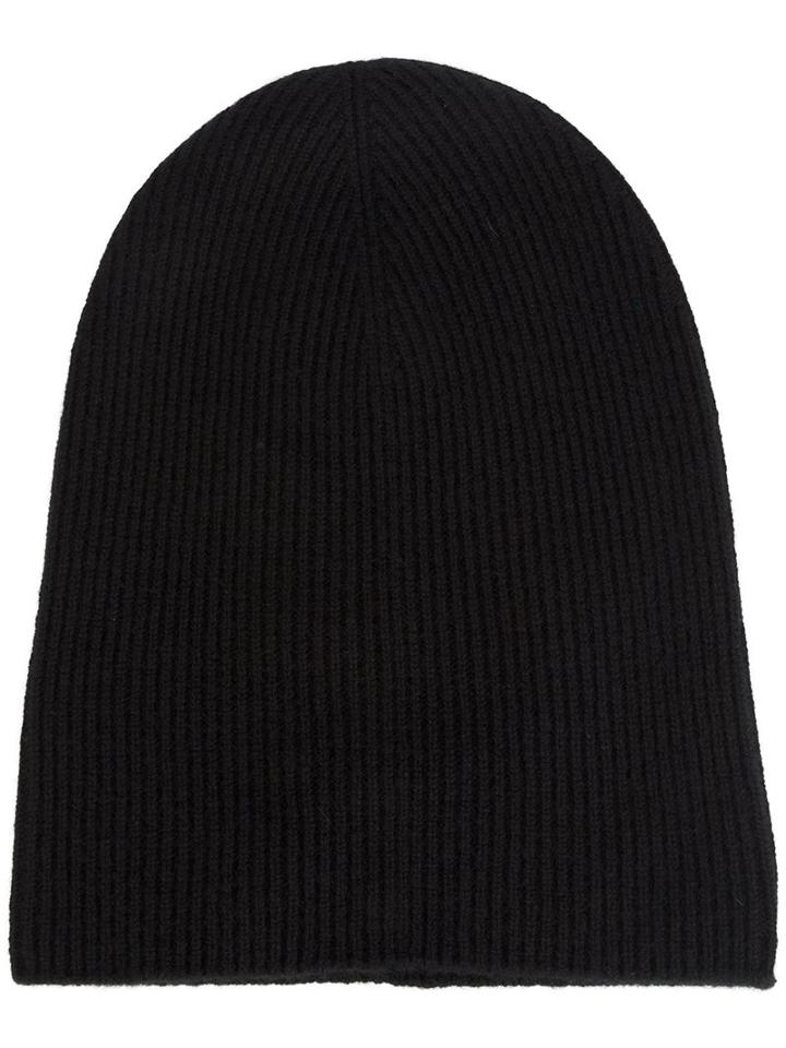 Helmut Lang Cashmere Beanie, Women's, Black, Cashmere
