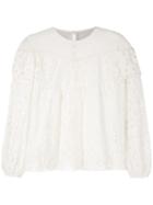 Nk Broderie Anglaise Oasis Clarisse Blouse - White