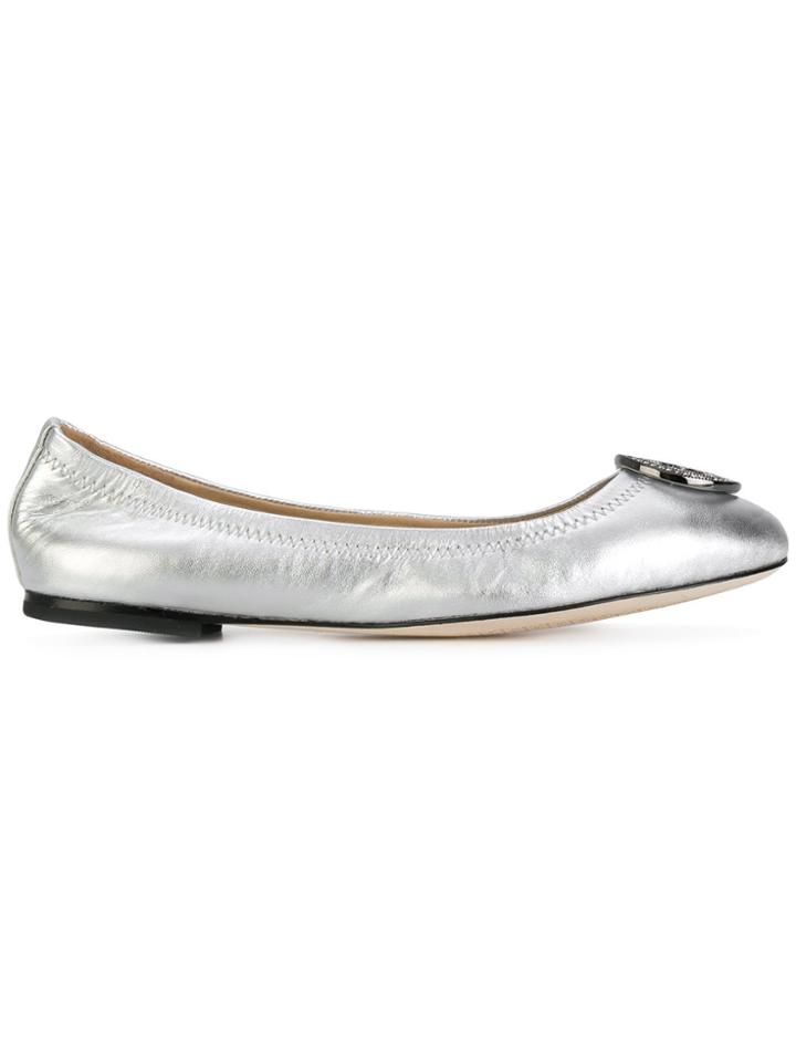 Tory Burch Liana Ballerinas - Metallic