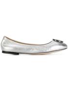 Tory Burch Liana Ballerinas - Metallic