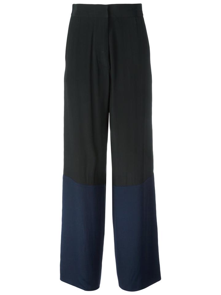 Marni - Wide-leg Trousers - Women - Silk/acetate - 44, Black, Silk/acetate