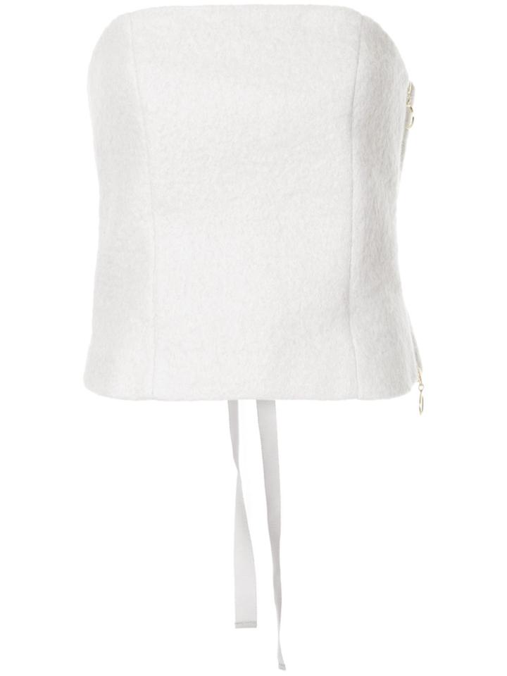 Cityshop Fitted Tube Top - Grey