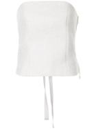 Cityshop Fitted Tube Top - Grey
