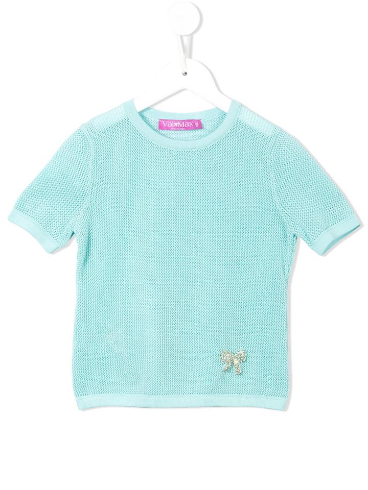 Valmax Kids - Rib Knitted Top - Kids - Cotton - 4 Yrs, Green