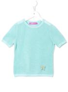 Valmax Kids - Rib Knitted Top - Kids - Cotton - 4 Yrs, Green