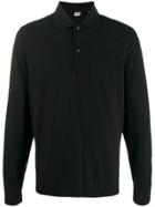 Aspesi Long Sleeve Polo Shirt - Black