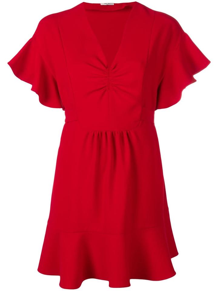 Miu Miu Flared Mini Dress